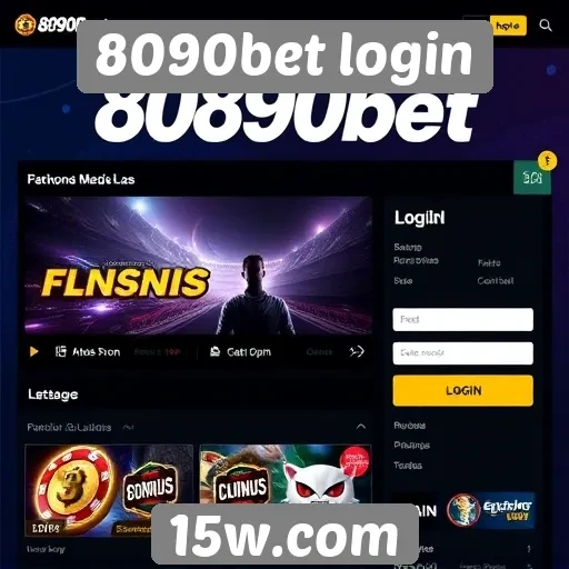 Acesso e navegação no 8090bet login